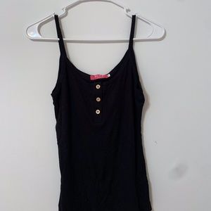 Black Flowy Tanktop